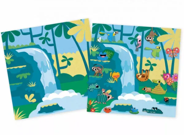 Set di adesivi e forme Janod 5 + 