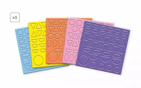 Janod Geometrische Formen Mosaik Aufkleber Set 3+
