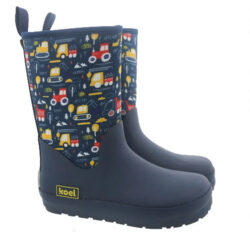 Koel neoprene tract blue rain boots