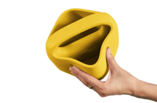 Woom POP Cestino per bicicletta giallo