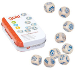 Goki kocke za pripovedovanje v škatli