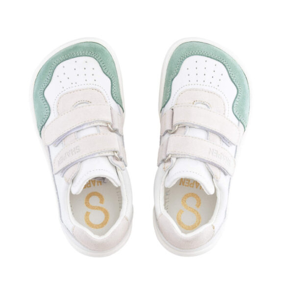 Shapen RE:WIND Mini Kids Trainers Jade Leather