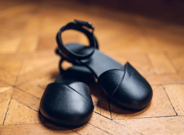 Ahinsa sandali Ballerina Black