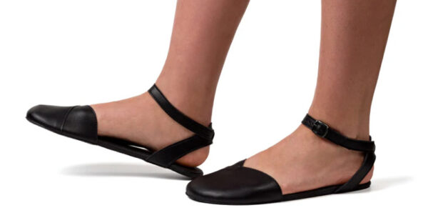 Ahinsa sandali Ballerina Black