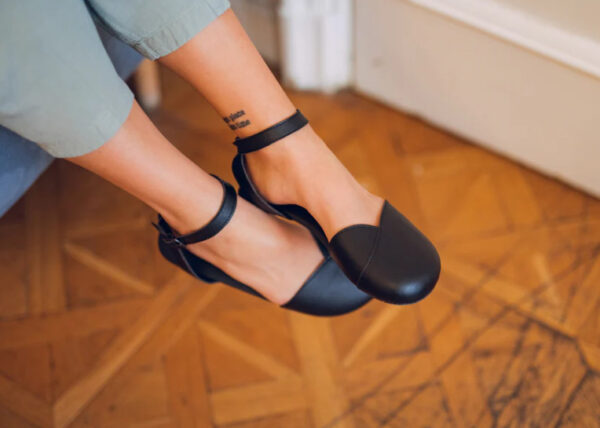Ahinsa sandali Ballerina Black
