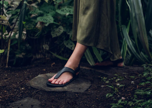 Ahinsa sandals Simple Black