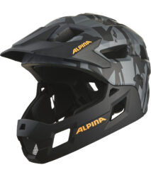 Alpina fullface čelada RUPI črna-camoflage orange 50-55 cm