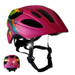 Casco Crazy rosa Splash 54-58 cm