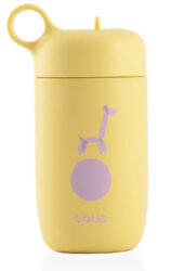 Equa bottle with straw Giraffe