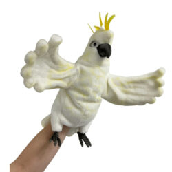 Hansa Kakadu Papagei Handpuppe