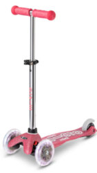 Micro Mini Deluxe Glitter LED Pink Kinder Roller