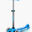 Micro Mini Deluxe GLOW LED Arktisblau Kinder Scooter