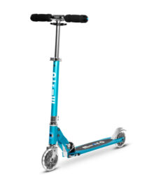 Micro Sprite LED ocean blue kids scooter