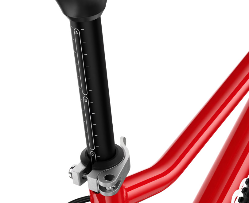 Woom 3 GO automagic 16 col red (H)