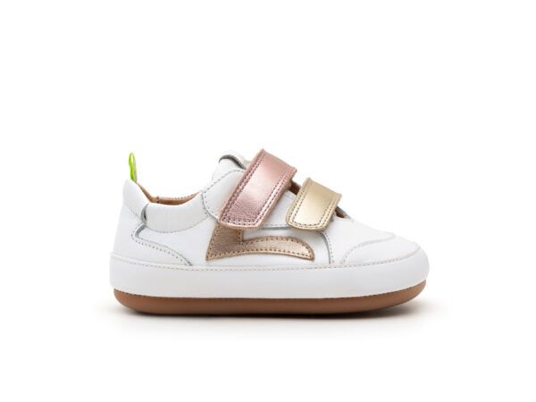 Scarpe da ginnastica Tip Toey Joey Landy Bianco/Champagne/Orose Gold