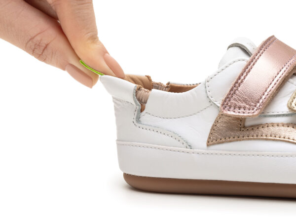 Scarpe da ginnastica Tip Toey Joey Landy Bianco/Champagne/Orose Gold