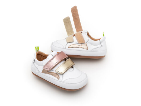 Scarpe da ginnastica Tip Toey Joey Landy Bianco/Champagne/Orose Gold