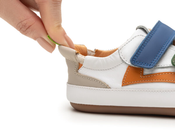 Tip Toey Joey sneakers Landy White/Salsa/Blue Tang