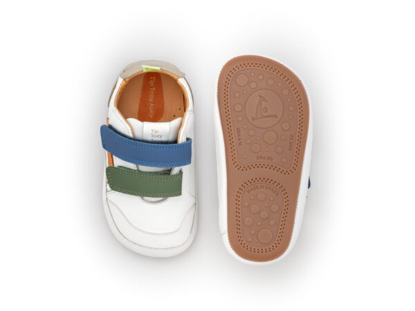 Tip Toey Joey sneakers Landy White/Salsa/Blue Tang