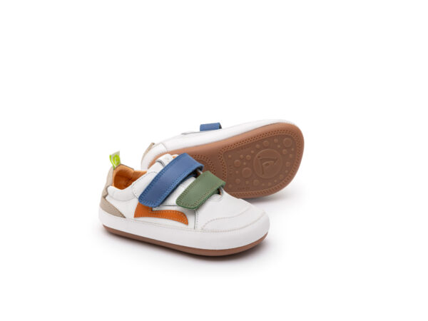 Tip Toey Joey sneakers Landy White/Salsa/Blue Tang