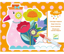 Djeco Magie Regenbogen Tiere Malbuch