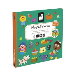 Janod Magnetic Faltblatt Gemüsegarten