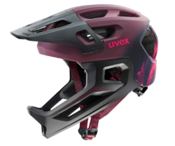 Uvex čelada React Jr Fullface Cranberry Matt 52-56 cm