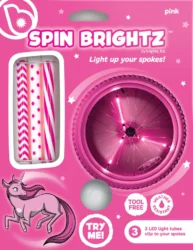 Brightz lučke za napere na kolesu roza