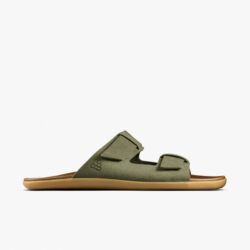 Vivobarefoot natikači Sensus Yin Dark Olive Mens